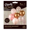 Balony lateksowe różowo-miedziany 7 sztuk